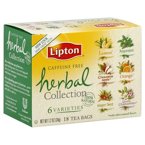 Lipton Herbal Collection Variety Tea Bags - Shop Tea at H-E-B