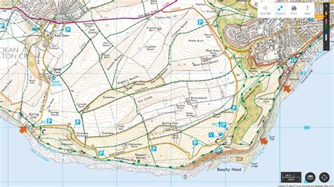 beachy-head-coast-map - UK Landscape Photography