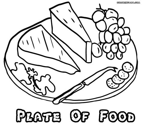 Food Plate Drawing at GetDrawings | Free download