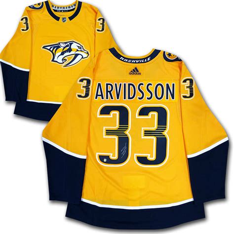 Viktor Arvidsson Autographed Nashville Predators adidas Pro Jersey - NHL Auctions