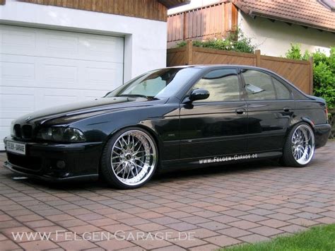 BMW E39 M5 beautiful sleek black with smoke lens and polished rims low ...