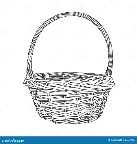 Empty Bamboo Birdcage Cartoon Vector | CartoonDealer.com #186147819