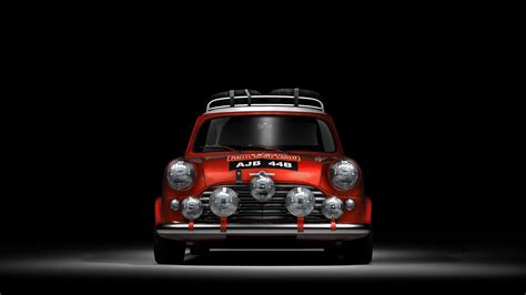 car, Red Cars, Mini Cooper, Sports Car, Black Background, Rallye Wallpapers HD / Desktop and ...