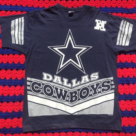 Vintage 90s Dallas Cowboys Jersey Shirt Single... - Depop