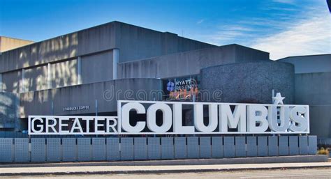 Columbus Convention Center, in Columbus Ohio USA Editorial Stock Image - Image of downtown ...