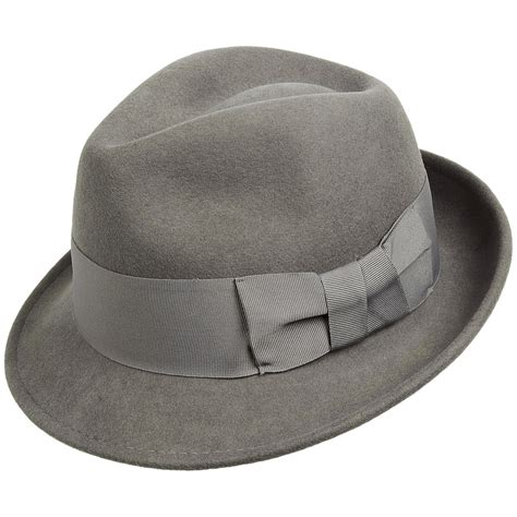 Sinatra Wool Felt Fedora Hat (For Men) 7018R - Save 59%