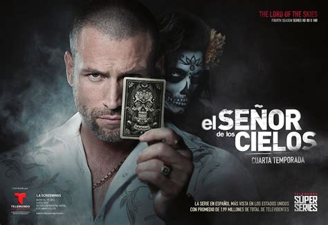 Poster cuarta temporada El señor de los cielos - Más Telenovelas