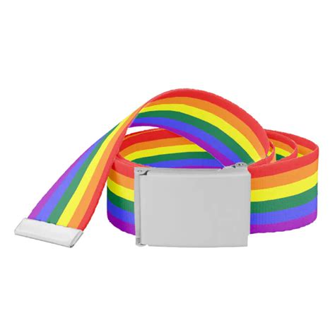 Rainbow Pride Flag Belt | Zazzle