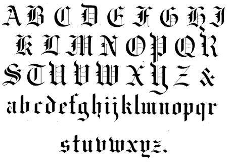 image Modern Calligraphy Alphabet, Calligraphy Letters Alphabet ...