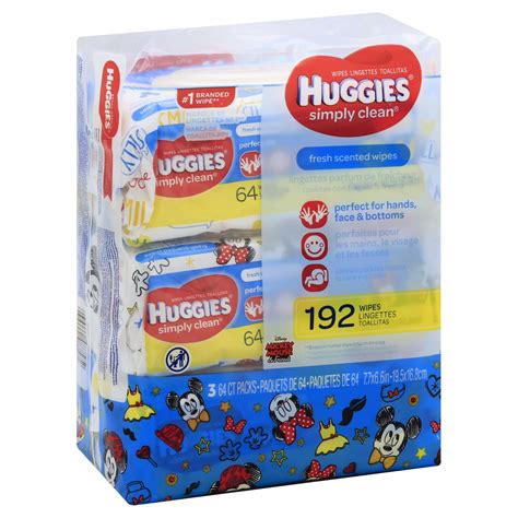 Huggies Wipes Simply Clean Fresh Scent 3 pk; 64 ct | Shipt