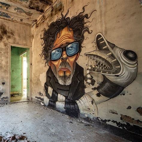 The Amazing Horror Graffiti of Artist David Lozano - Mad Halloween in 2021 | Street art graffiti ...