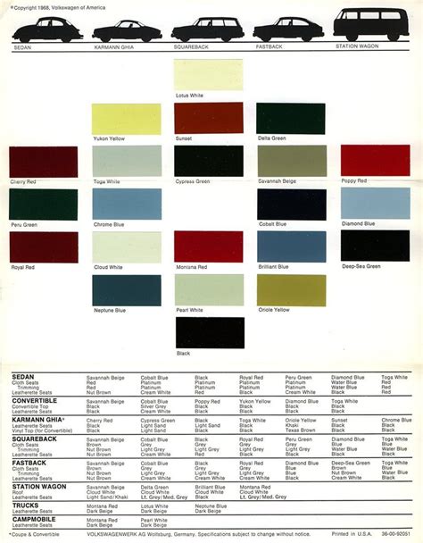 Image result for vintage vw colors Volkswagen Type 3, Vintage ...