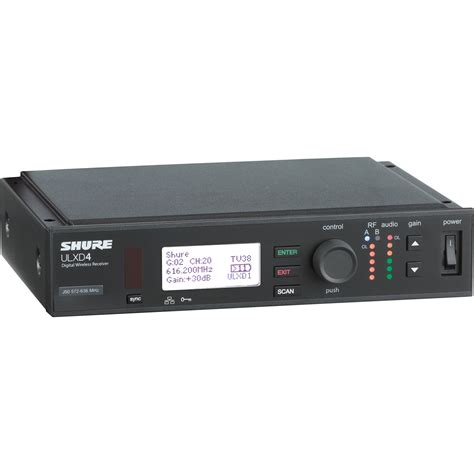 Shure ULXD4 Single-Channel Digital Wireless Receiver ULXD4-H50