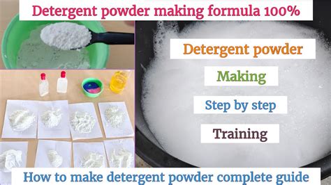 How to make Detergent powder in hindi | washing powder making formula ...