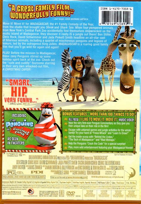 “MADAGASCAR” DVD: A DreamWorks Animated Film. PRIVARE COLLECTION. * 2 ITEMS MINIMUM FOR ...