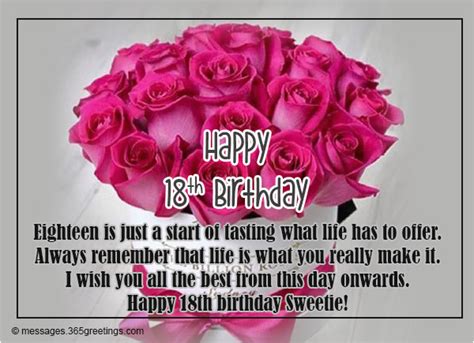 Happy 18 Birthday Daughter Quotes 18th Birthday Wishes Messages and ...