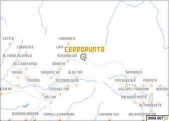 Cerro Punta (Panama) map - nona.net