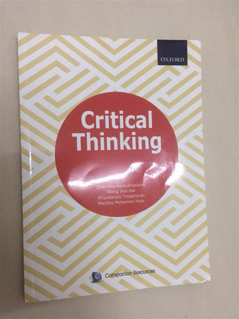 Critical Thinking Textbook, Hobbies & Toys, Books & Magazines ...