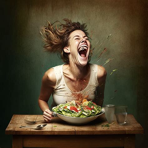 Inside the Mind of an AI-Generated Woman Laughing Alone with Salad ...