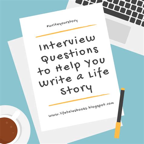 LifeTalesBooks Personal Publishing: interview questions to help write a life story