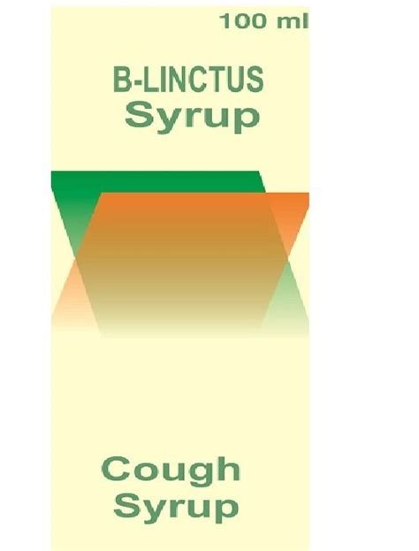 B-linctus Cough Syrup at best price in Mumbai by Stpharmas | ID ...