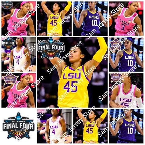 2023 LSU Tigers Womens Basketball Stitched Jerseys Reese, Flaujae ...