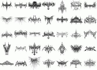 Death Metal Band Logos | The Worley Gig