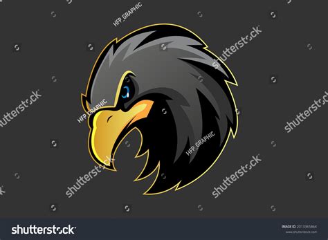 Hawk Mascot Logo Vector Illustration Stock Vector (Royalty Free ...