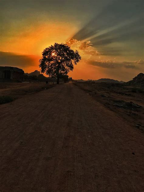 Sunset in Hampi