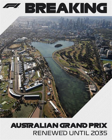 Formula 1 on Twitter: "The Australian Grand Prix will be on the F1 race ...