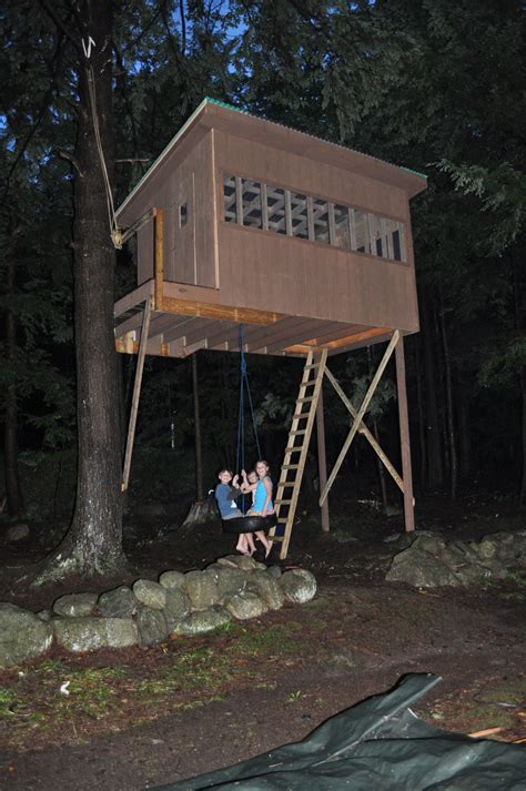 Treehouse Tire Swing - Liberty Hill House