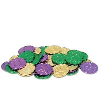 Mardi Gras Plastic Coins 1½" | Mardi gras party favors, Mardi gras party supplies, Mardi gras party