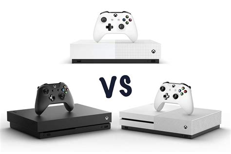 Xbox One X vs Xbox One S vs All-Digital Edition