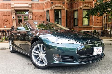 Rent a Dark Green Tesla Model S in Boston - Getaround