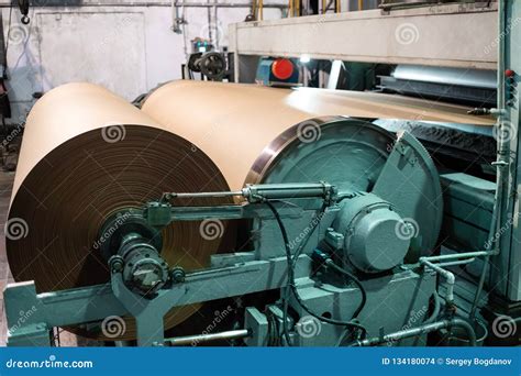 Paper making process stock photo. Image of technology - 134180074