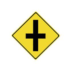 Intersection Sign (Uncontrolled) | WA-11 Traffic Sign | INPS Graphics