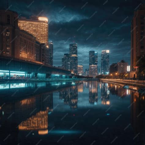 Premium Photo | A Nighttime Cityscape Photography Showcase