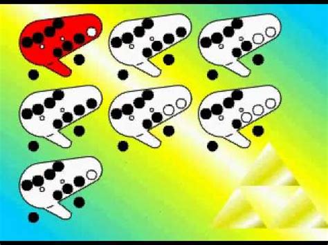 Song of time 12 hole ocarina tutorial (Long version) - YouTube