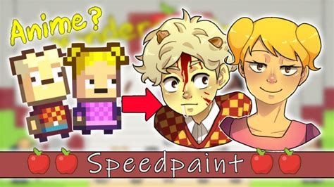 Kindergarten 2 Characters | Speedpaint - YouTube