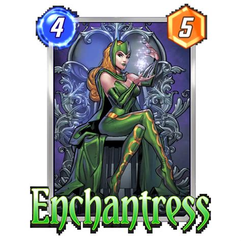 Enchantress Marvel Snap Card Variant - Marvel Snap Zone