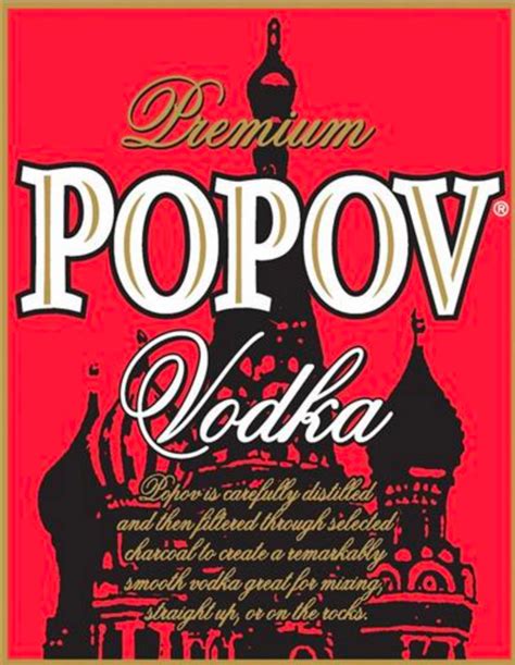 Popov Vodka | The Wise Old Dog