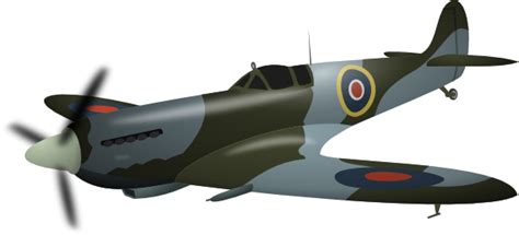 Supermarine Spitfire Clip Art at Clker.com - vector clip art online ...