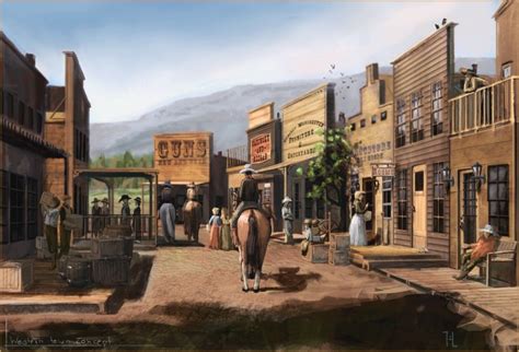 Wild west town by Ranarh on deviantART | Old western towns, Old west ...