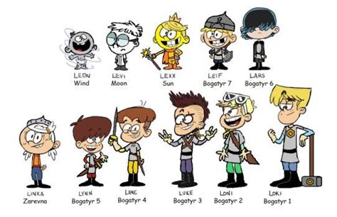 Loud House Kids Names And Age