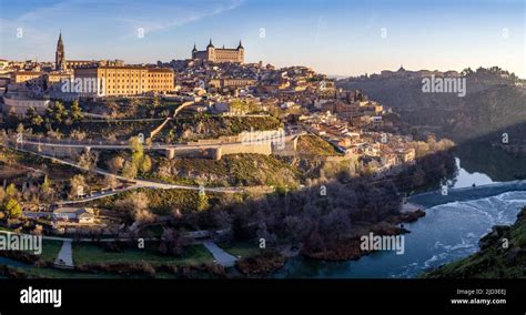 The skyline of Toledo, Spain Stock Photo - Alamy