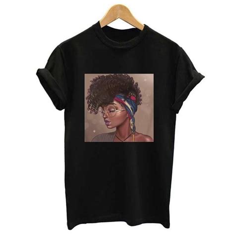 Melanin Poppin Women’s T-Shirt | Aesthetic t shirts, Custom shirts, Shirts