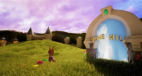 The first Spyro The Dragon level recreated in Unreal will relight your ...