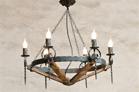 Wrought Iron Chandelier Lights Rustic Chandelier Chandelier Lighting ...