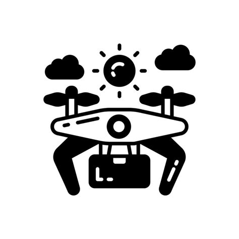 Autonomous Drone icon in vector. Illustration 24247550 Vector Art at ...