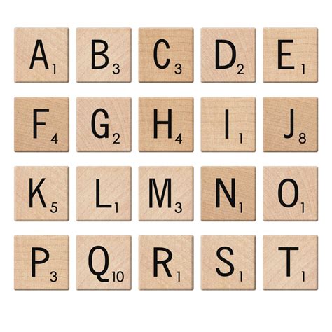 Digital Alphabet Scrabble Tiles Digital and Printable Scrabble - Etsy